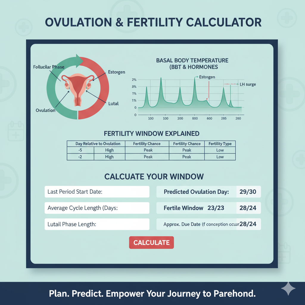 A detail image of how ovulation works 
